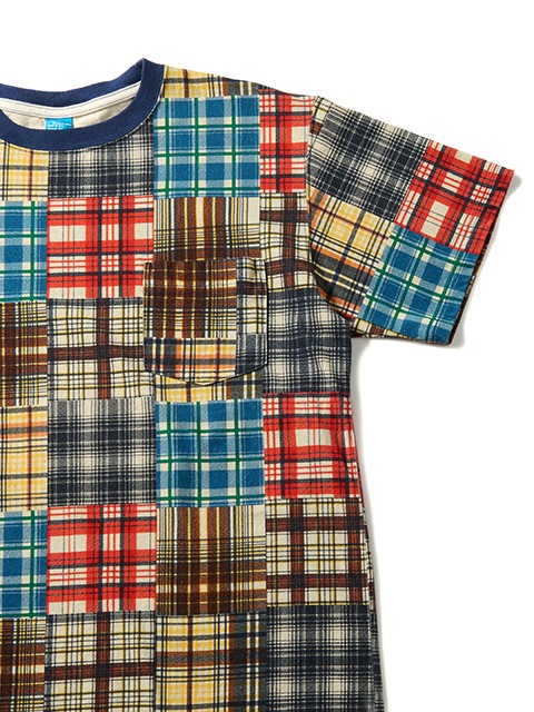 パッチワークプリントショートスリーブポケットTシャツ [2023 Spring/Summer]