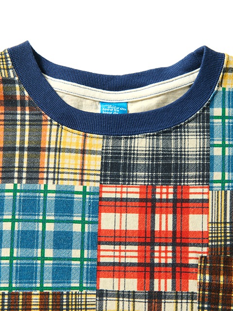 パッチワークプリントショートスリーブポケットTシャツ [2023 Spring/Summer]