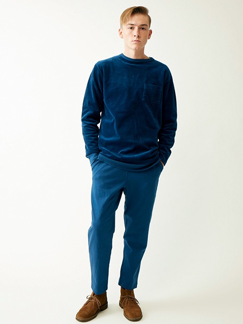 ベロアロングスリーブポケットTシャツ [2018 Fall/Winter]
