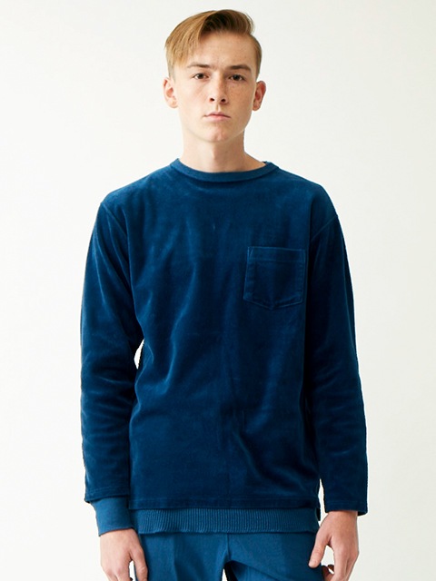 ベロアロングスリーブポケットTシャツ [2018 Fall/Winter]