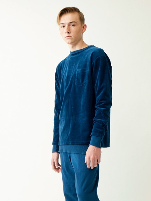 ベロアロングスリーブポケットTシャツ [2018 Fall/Winter]