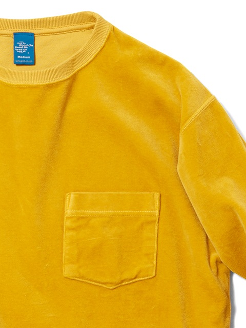 ベロアロングスリーブポケットTシャツ [2018 Fall/Winter]