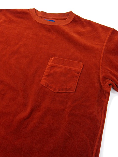 ベロアロングスリーブポケットTシャツ [2018 Fall/Winter]