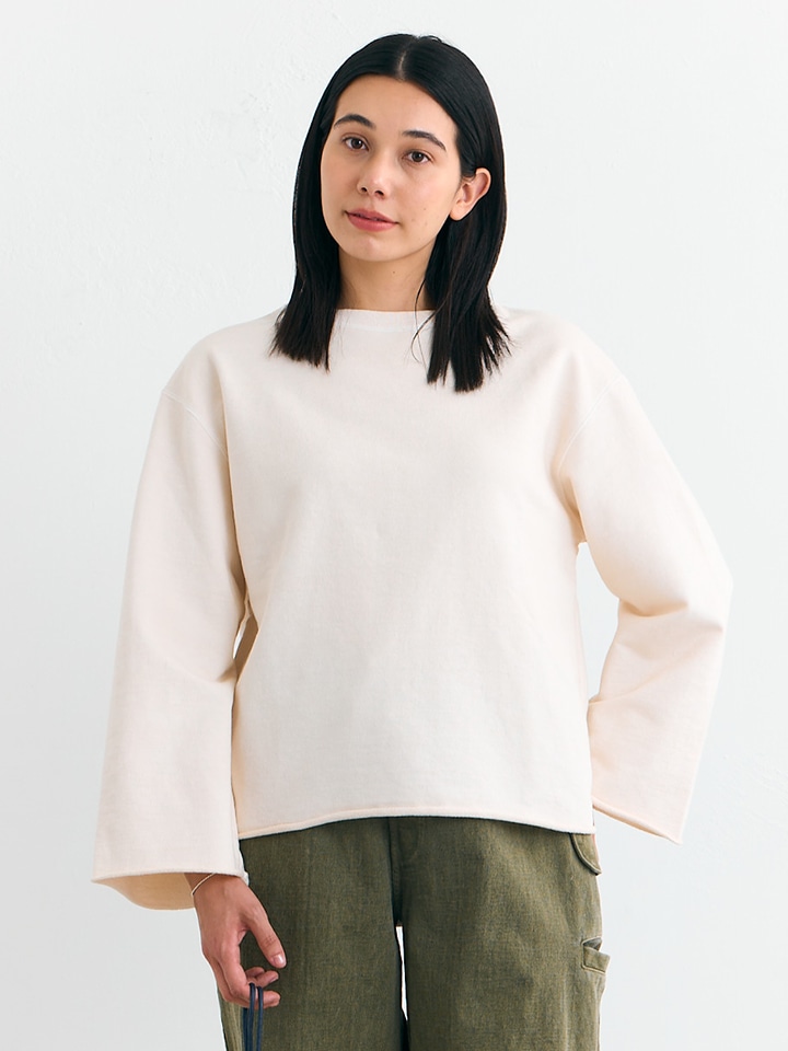 [WOMEN'S] カットオフフレアスリーブスウェット [2026 Fall/Winter]