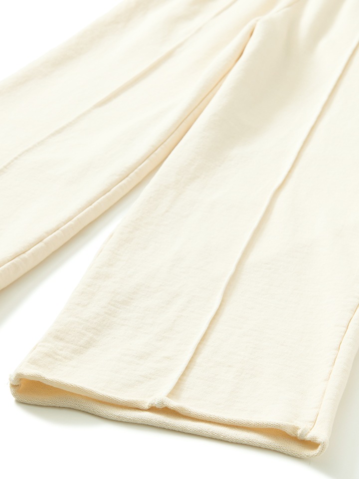[WOMEN'S] カットオフピンタックフレアパンツ [2026 Fall/Winter]