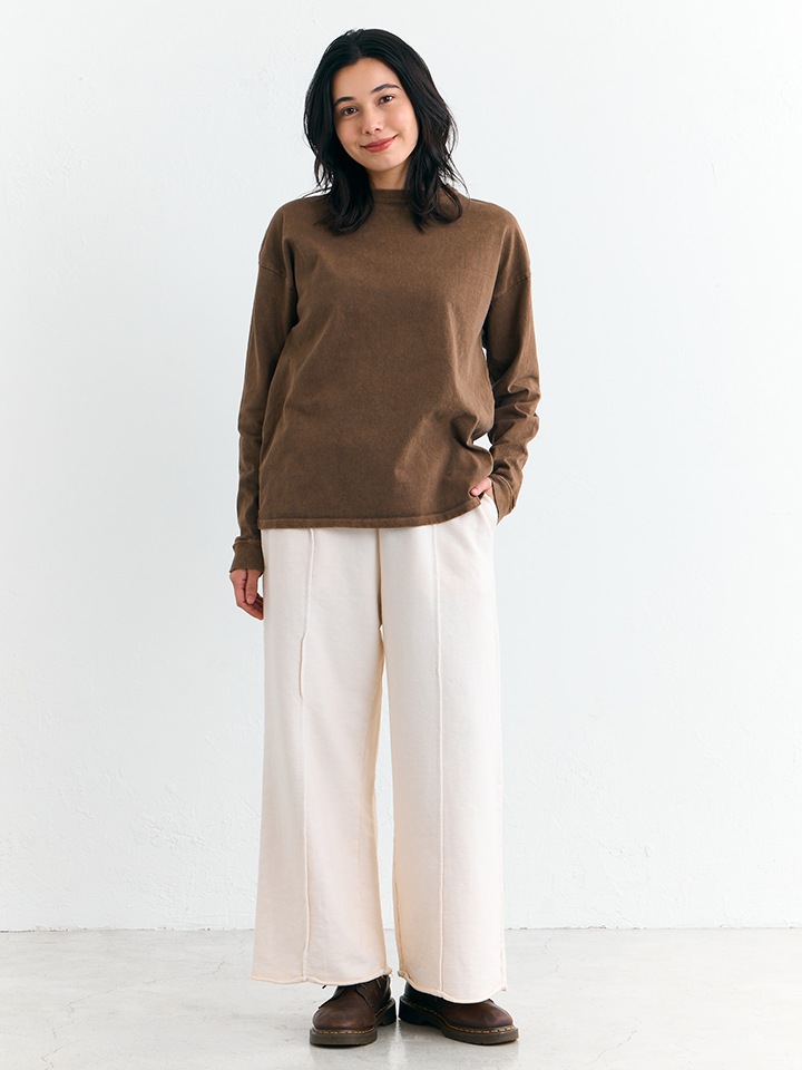 [WOMEN'S] カットオフピンタックフレアパンツ [2026 Fall/Winter]