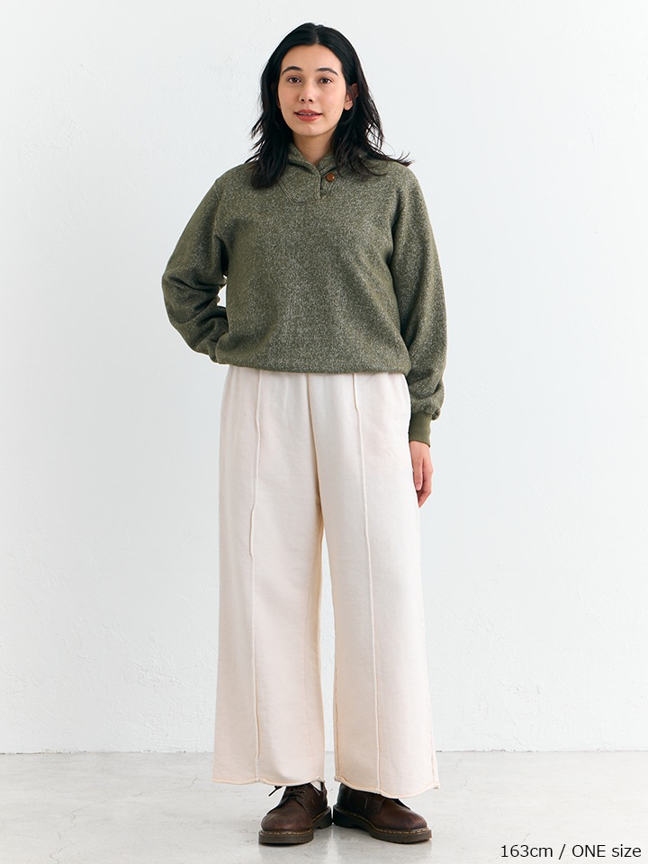 [WOMEN'S] カットオフピンタックフレアパンツ [2026 Fall/Winter]