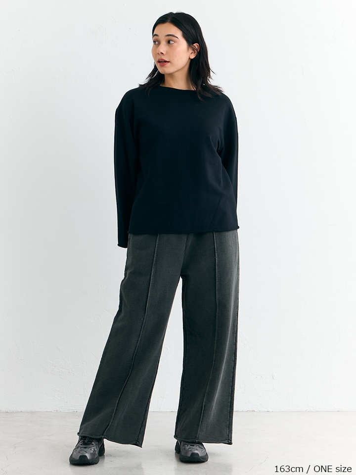 [WOMEN'S] カットオフピンタックフレアパンツ [2026 Fall/Winter]