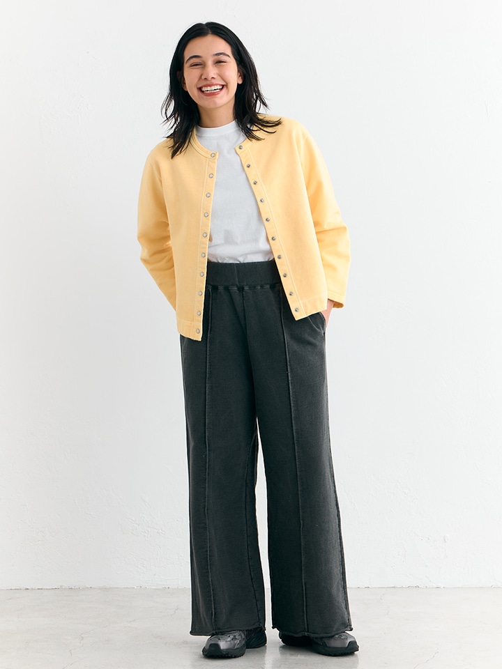 [WOMEN'S] カットオフピンタックフレアパンツ [2026 Fall/Winter]