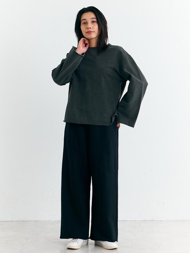 [WOMEN'S] カットオフピンタックフレアパンツ [2026 Fall/Winter]