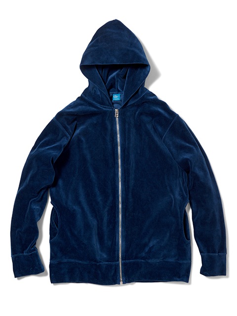ベロアジップフード [2018 Fall/Winter]