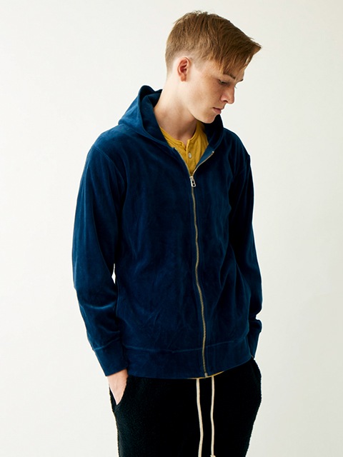 ベロアジップフード [2018 Fall/Winter]