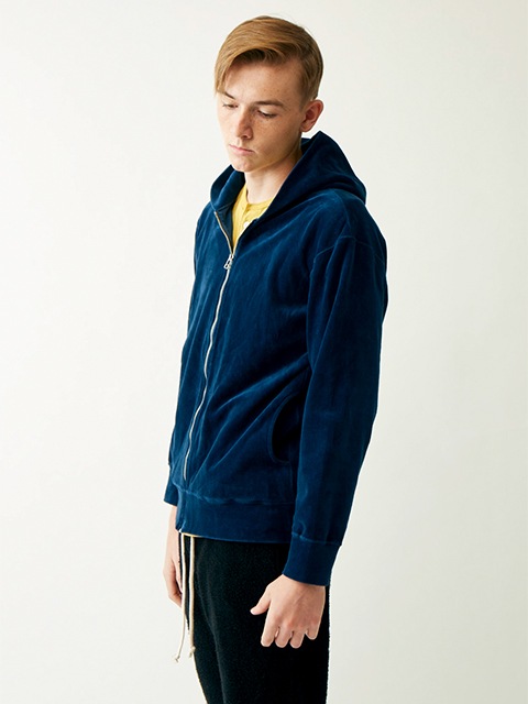 ベロアジップフード [2018 Fall/Winter]