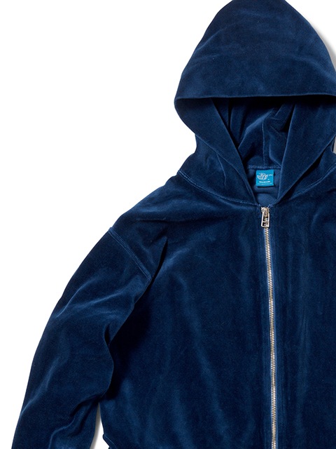 ベロアジップフード [2018 Fall/Winter]