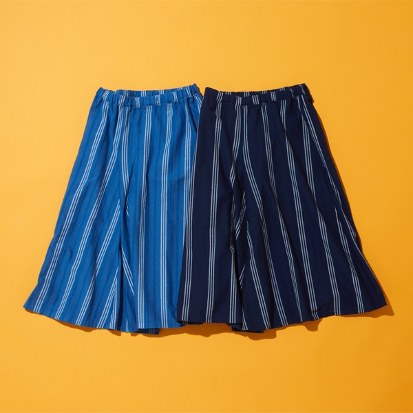 [WOMEN'S] マルチストライプT-ガウチョパンツ [2017 Spring]