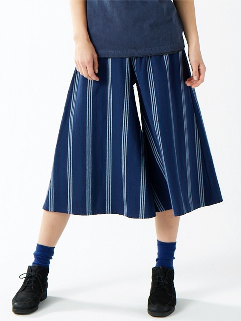 [WOMEN'S] マルチストライプT-ガウチョパンツ [2017 Spring]