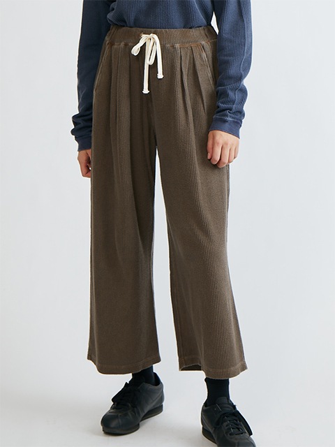 [WOMEN'S] リブニットパンツ [2021 Fall/Winter]
