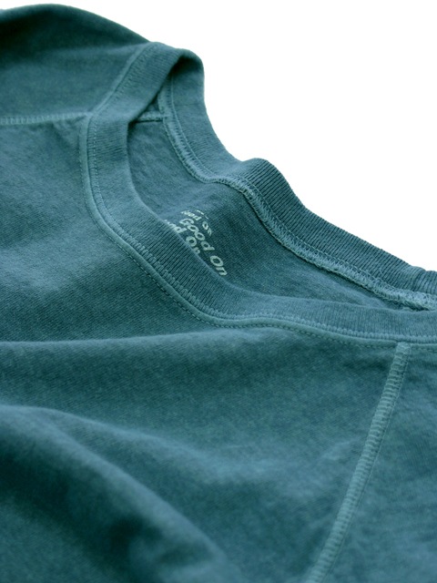 good on ピグメントダイパーカー ラグランスリーブ XL GOOD ON パーカー グッドオン 長袖 ピグメントダイ ラフハーフ