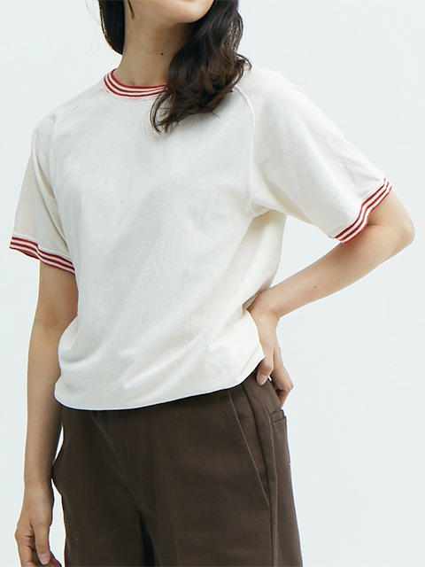 ストライプリブショートスリーブＴシャツ [2024 Spring/Summer]