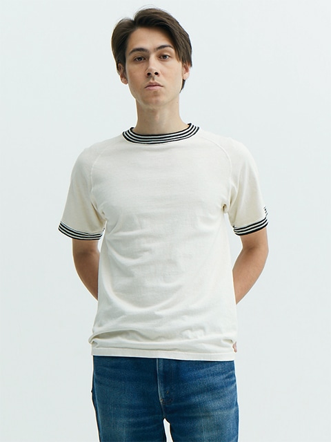 ストライプリブショートスリーブＴシャツ [2024 Spring/Summer]