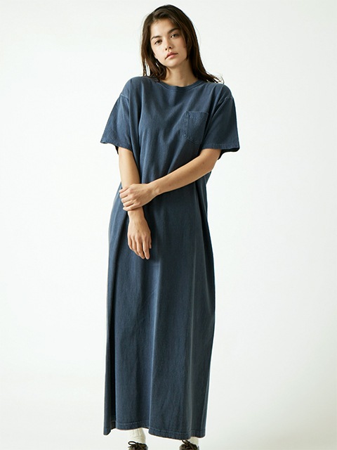 [WOMEN'S] ショートスリーブポケットマキシワンピース　[2024 Spring/Summer]