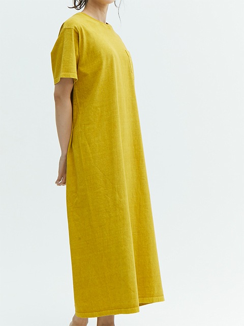 [WOMEN'S] ショートスリーブポケットマキシワンピース　[2024 Spring/Summer]