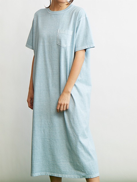 [WOMEN'S] ショートスリーブポケットマキシワンピース　[2024 Spring/Summer]