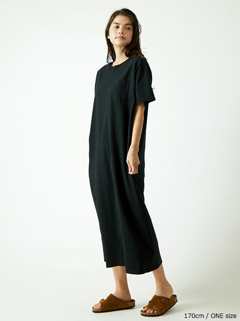 [WOMEN'S] ショートスリーブポケットマキシワンピース　[2024 Spring/Summer]