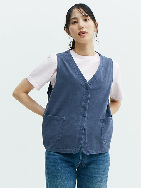 [WOMEN'S] スナップT-ベスト [2025 Spring/Summer]
