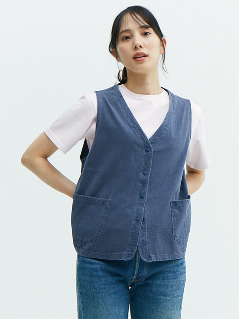 [WOMEN'S] スナップT-ベスト [2024 Spring/Summer]