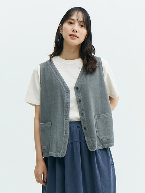 [WOMEN'S] スナップT-ベスト [2025 Spring/Summer]