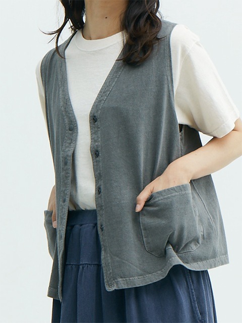 [WOMEN'S] スナップT-ベスト [2025 Spring/Summer]