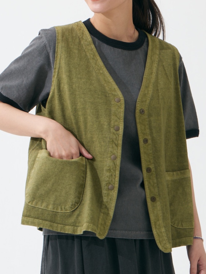[WOMEN'S] スナップT-ベスト [2026 Spring/Summer]