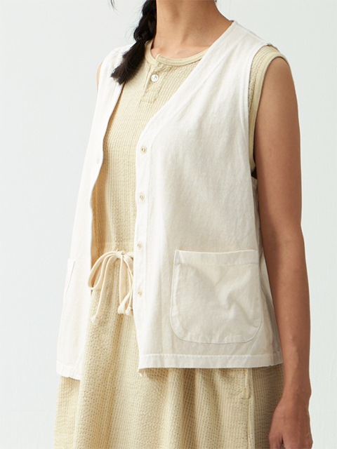 [WOMEN'S] スナップT-ベスト [2025 Spring/Summer]