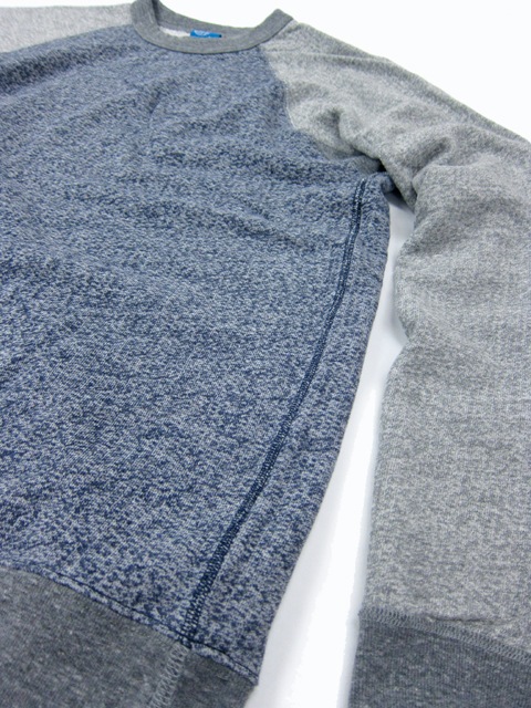 2トーンラグランクルースウェットシャツ [2016 Fall/Winter]