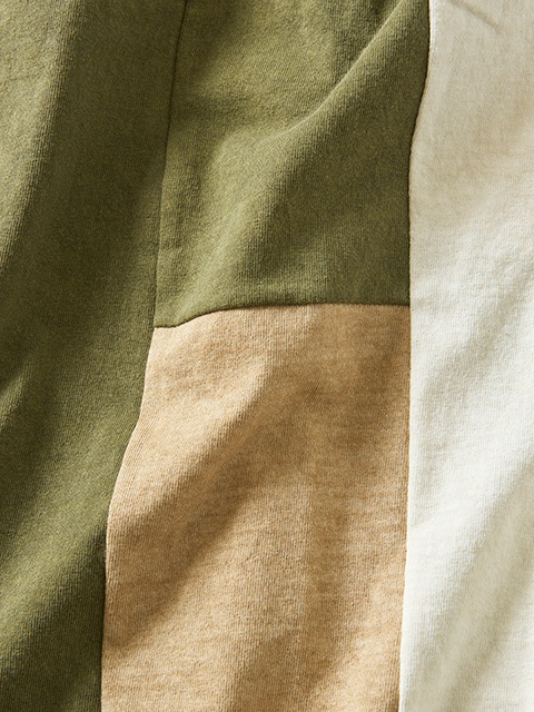 [WOMEN'S] ストライプパッチワークT-マキシスカート [2021 Spring/Summer]