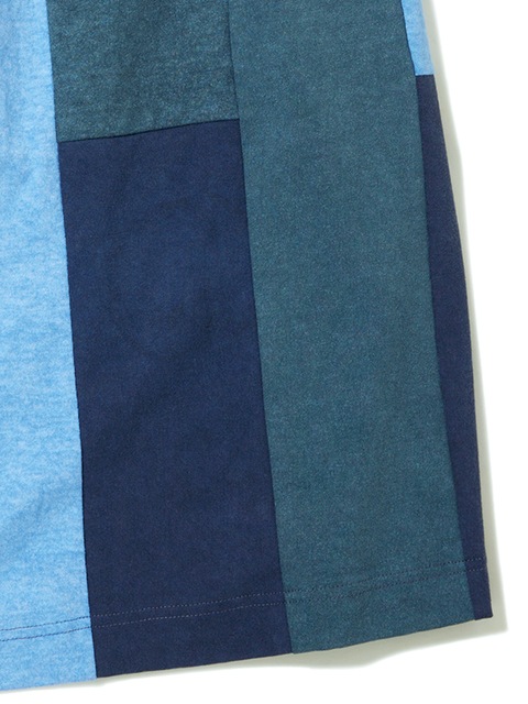 [WOMEN'S] ストライプパッチワークT-マキシスカート [2021 Spring/Summer]