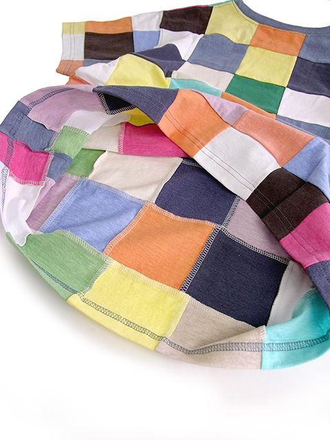 ショートスリーブスクエアパッチワークＴシャツ [2021 Spring/Summer]