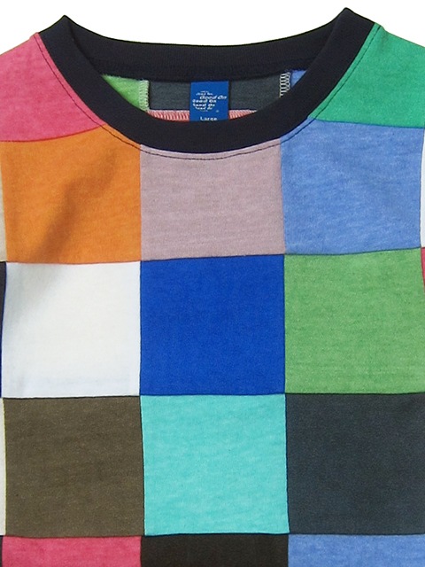 ショートスリーブスクエアパッチワークＴシャツ [2021 Spring/Summer]