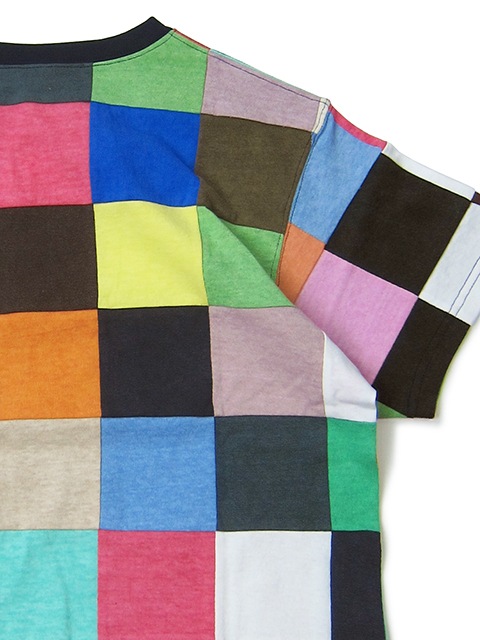 ショートスリーブスクエアパッチワークＴシャツ [2021 Spring/Summer]
