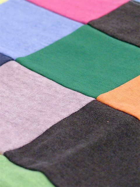 ショートスリーブスクエアパッチワークＴシャツ [2021 Spring/Summer]