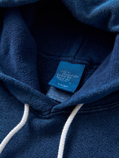 ラグランプルオーバーフードスウェット