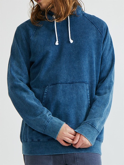 ラグランプルオーバーフードスウェット