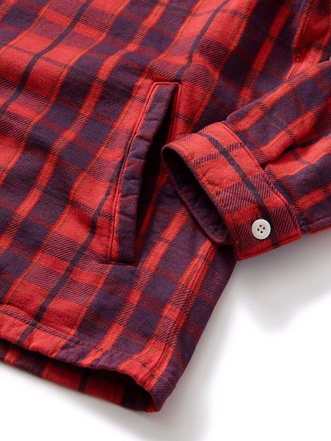 フランネルチェックスウェットシャツジャケット [2025 Fall/Winter]