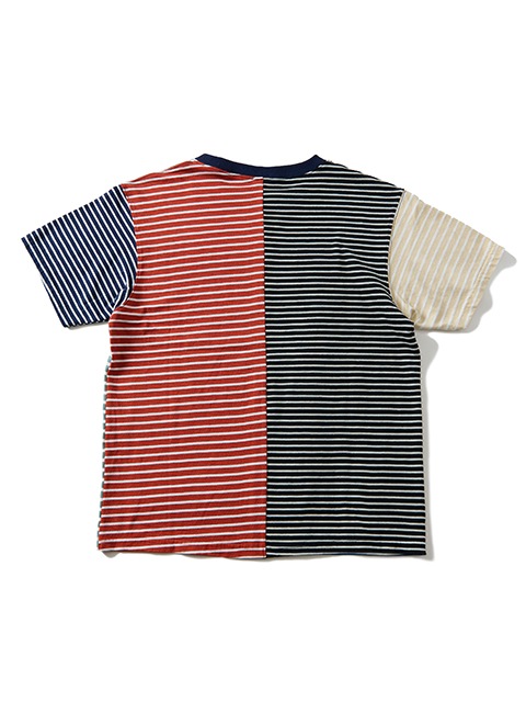 カラーブロックボーダーショートスリーブＴシャツ [2022 Spring/Summer]