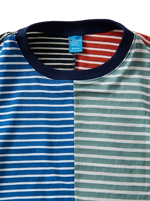カラーブロックボーダーショートスリーブＴシャツ [2022 Spring/Summer]