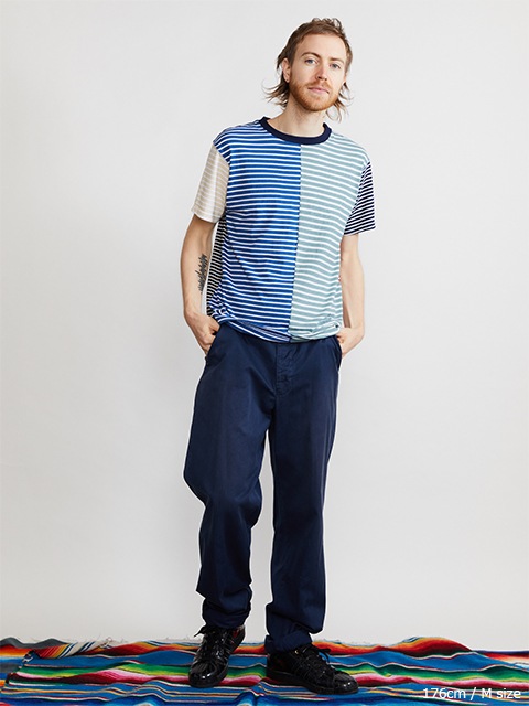 カラーブロックボーダーショートスリーブＴシャツ [2022 Spring/Summer]