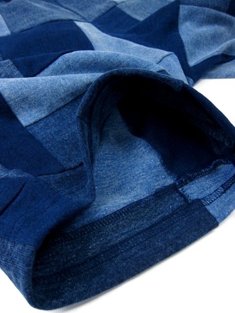 インディゴパッチワークヘビージャージートラベルショーツ [2017 Spring/Summer]