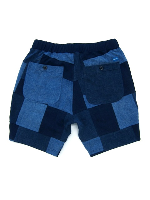 インディゴパッチワークヘビージャージートラベルショーツ [2017 Spring/Summer]