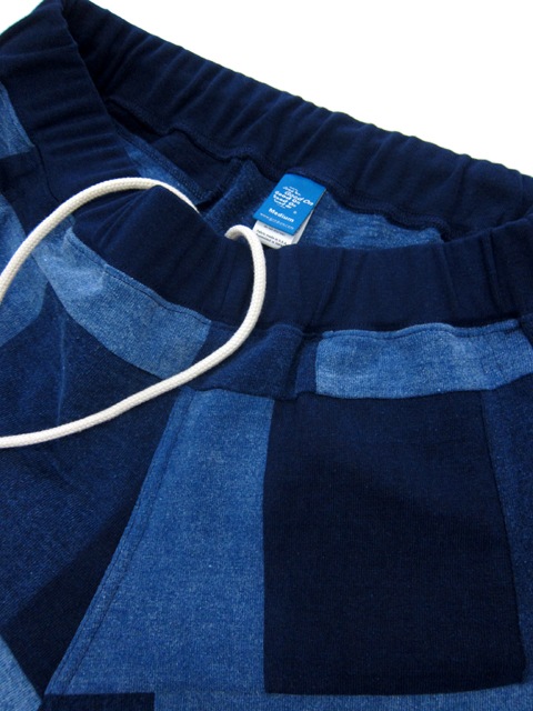 インディゴパッチワークヘビージャージートラベルショーツ [2017 Spring/Summer]